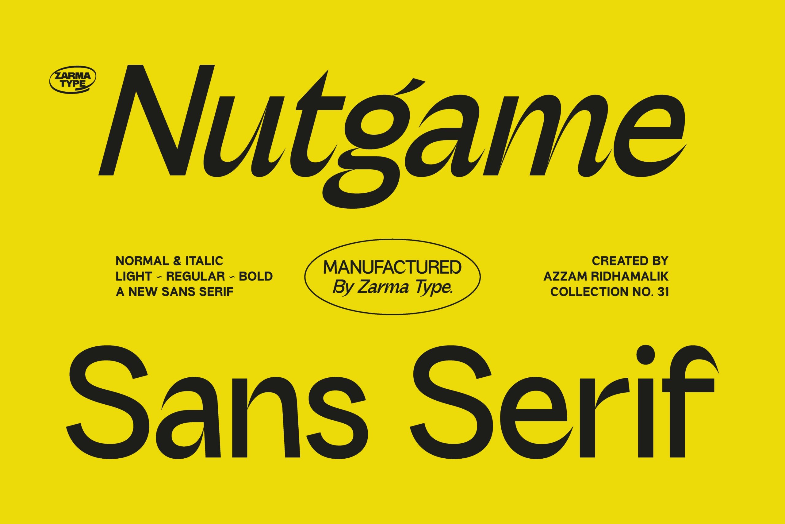 现代魅力70年代复古风格怀旧氛围品牌标题无衬线字体 Nutgame – Sans Serif Font , 第1张