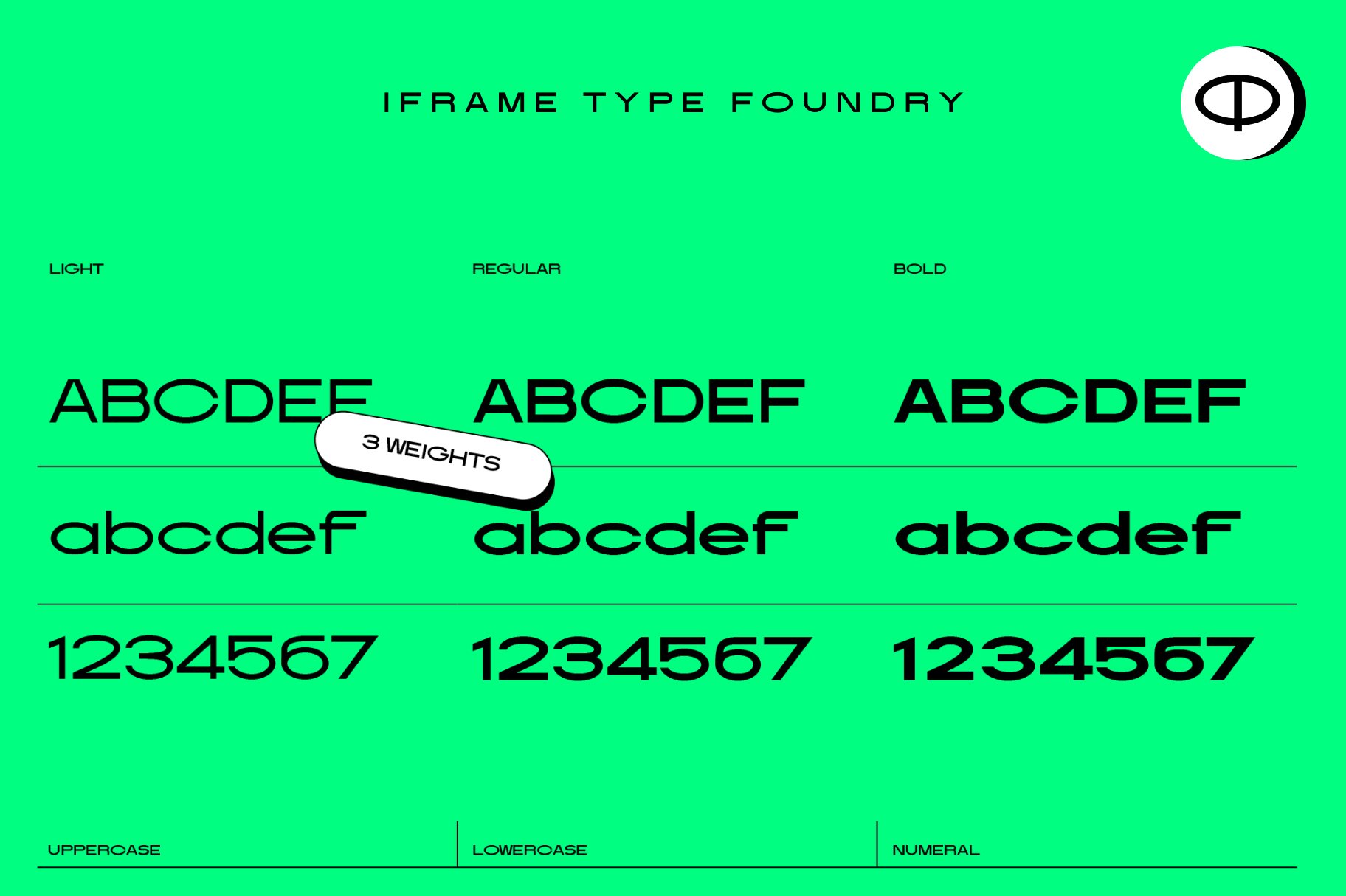 Kica Extended Font Family 一种现代简约时尚标题LOGO大胆自信图形设计无衬线字体 3种粗细（浅色、常规、粗体） , 第2张