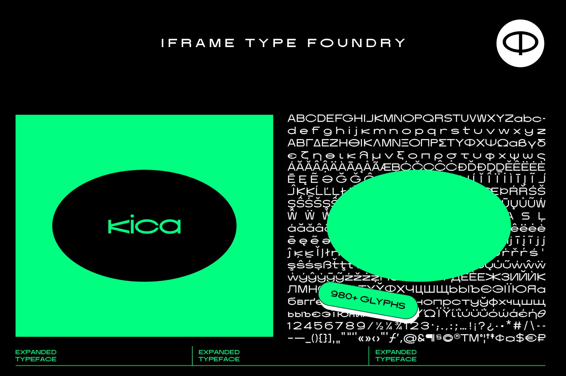 Kica Extended Font Family 一种现代简约时尚标题LOGO大胆自信图形设计无衬线字体 3种粗细（浅色、常规、粗体） , 第5张