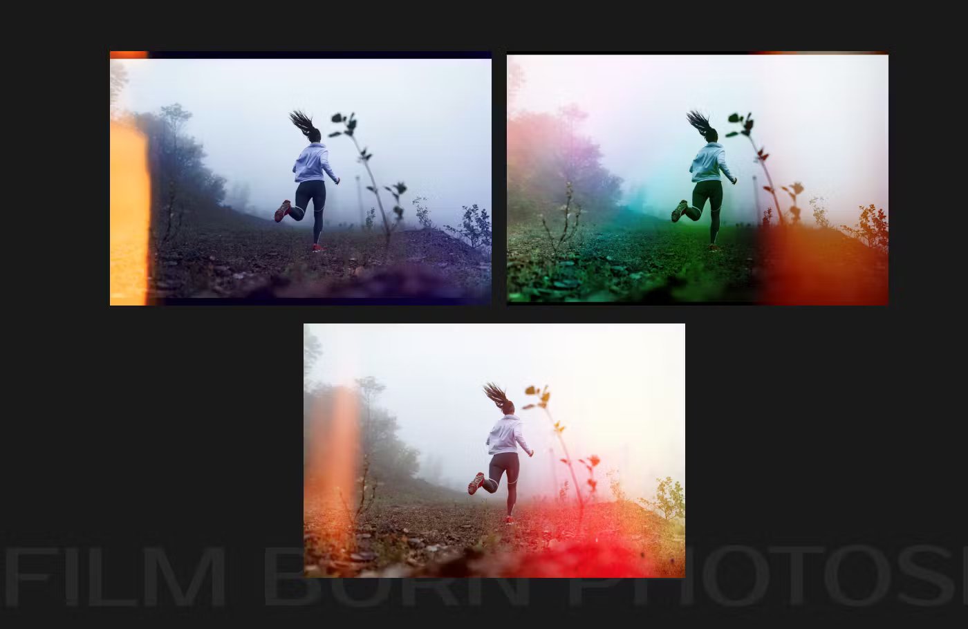 3种复古怀旧胶片漏光烧伤效果Photoshop模板 Efecto Photoshop Film Burn , 第3张