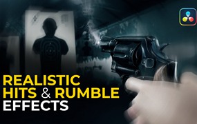 达芬奇预设：18个逼真镜头晃动振动和低沉共鸣隆隆声效果 Realistic Hits And Rumbles Effects