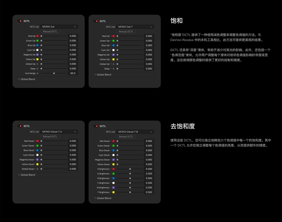 MonoNodes – COLOR SHIFT DCTLS V2 达芬奇DCTL电影胶片模拟单节点调色插件 DaVinci Resolve DCTLS , 第5张