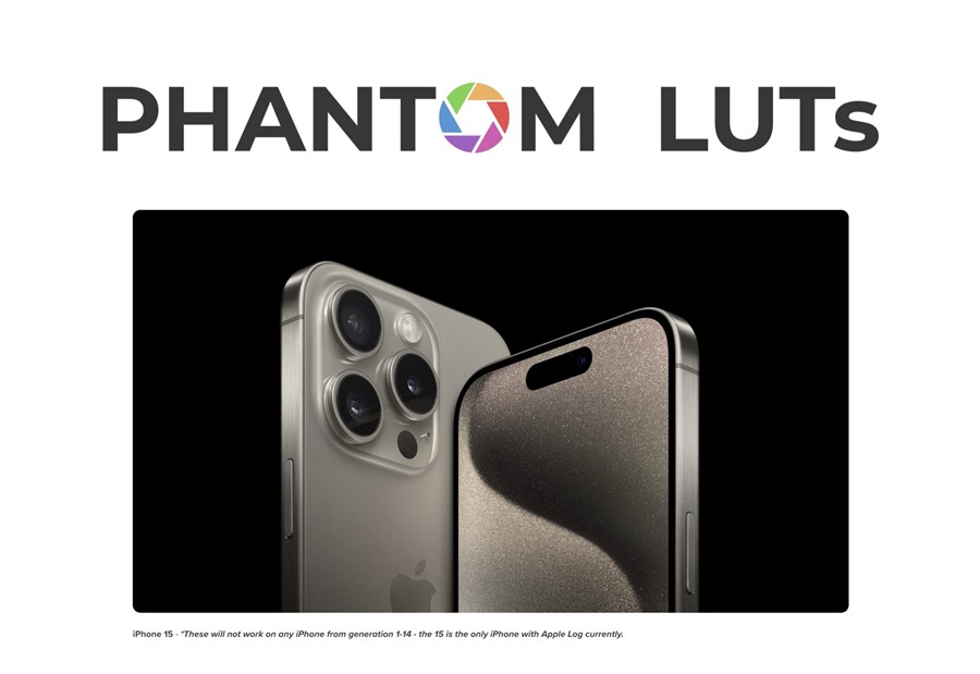 iPhone 15 – Phantom LUTs 苹果Apple Log 转 Arri Alexa 709 LUT 阿莱风格和胶片风格 , 第1张