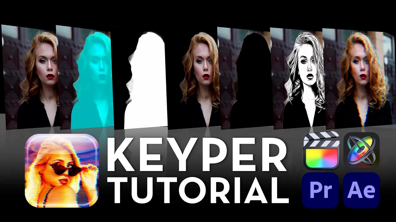 FCPX/PR/AE插件：Sheffield Softworks Keyper 一键AI智能扣像插件【英文+中文汉化 】 , 第1张