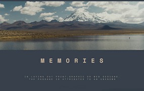 FCPX + AE 4K VLOG片头片尾动画 干净简结 旅行回忆动态轮播幻灯片模板 Memories Presentation