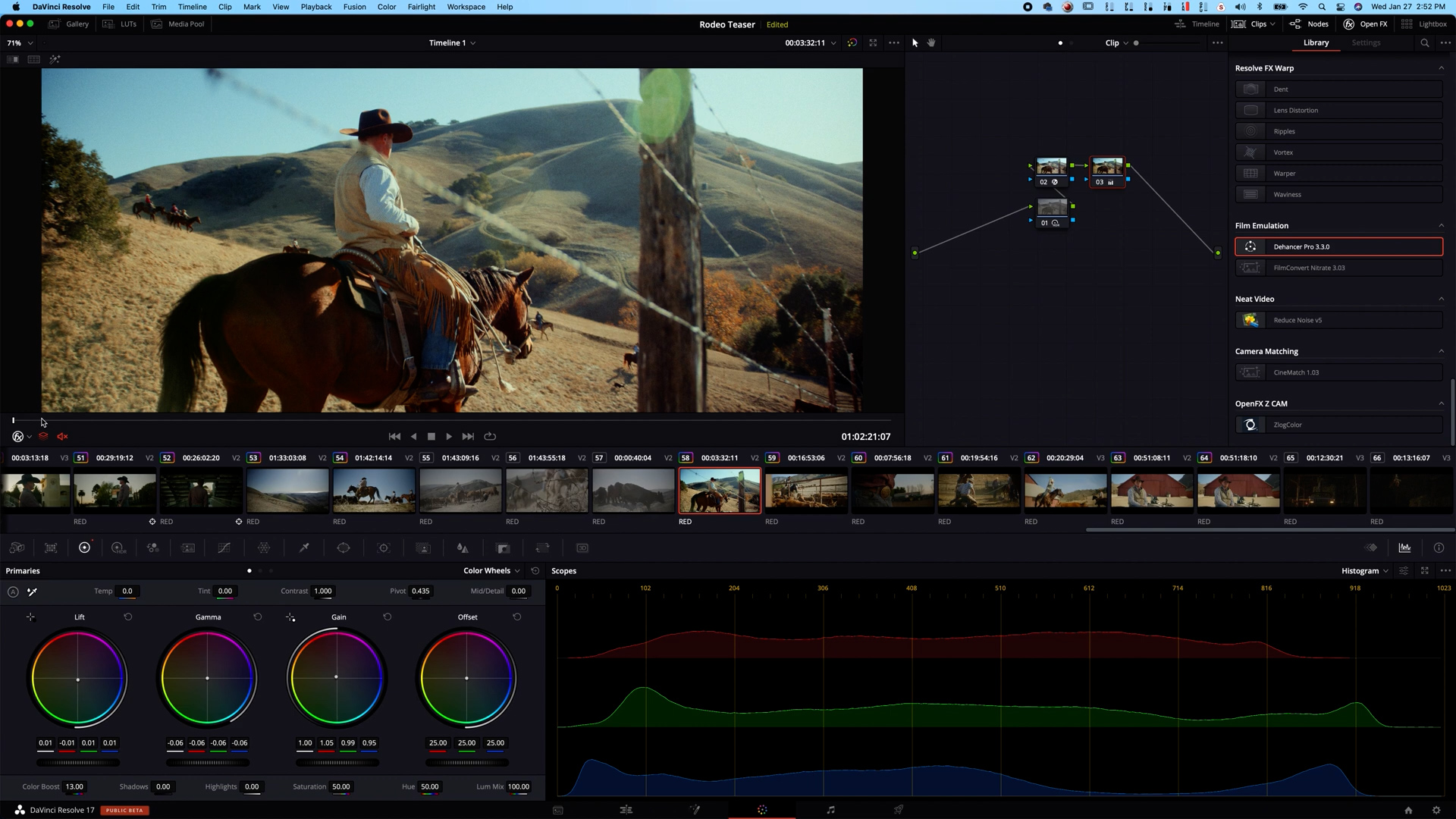 达芬奇胶片模拟效果插件 Dehancer Pro 7.1.0、7.0.1 OFX for DaVinci Resolve Win + Mac 永久使用 , 第6张