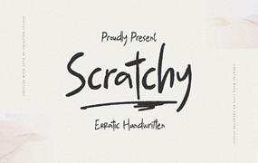 Scratchy Erratic Handwritten 潦草不稳定手写体