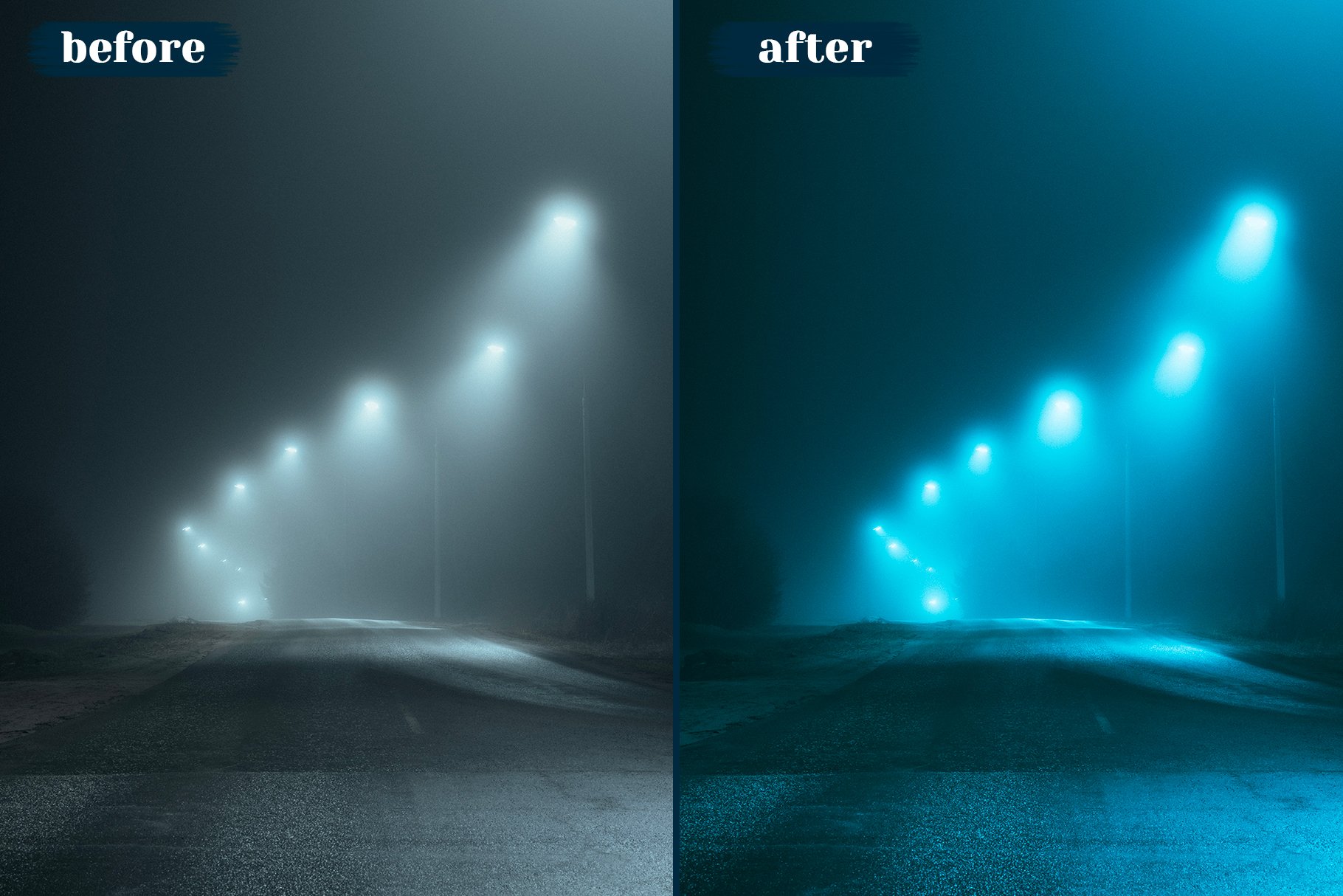 Night Lightroom Presets 10个夜间摄影都市扫街人文人像自然摄影和霓虹灯摄影 Lightroom 预设 , 第2张