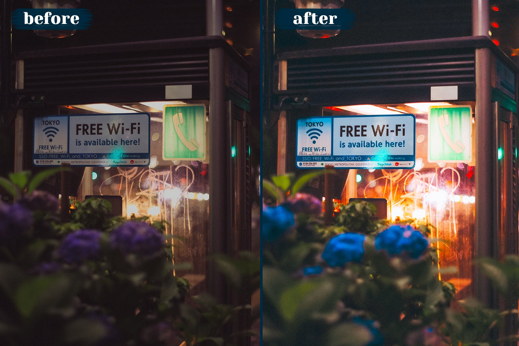 Night Lightroom Presets 10个夜间摄影都市扫街人文人像自然摄影和霓虹灯摄影 Lightroom 预设 , 第6张