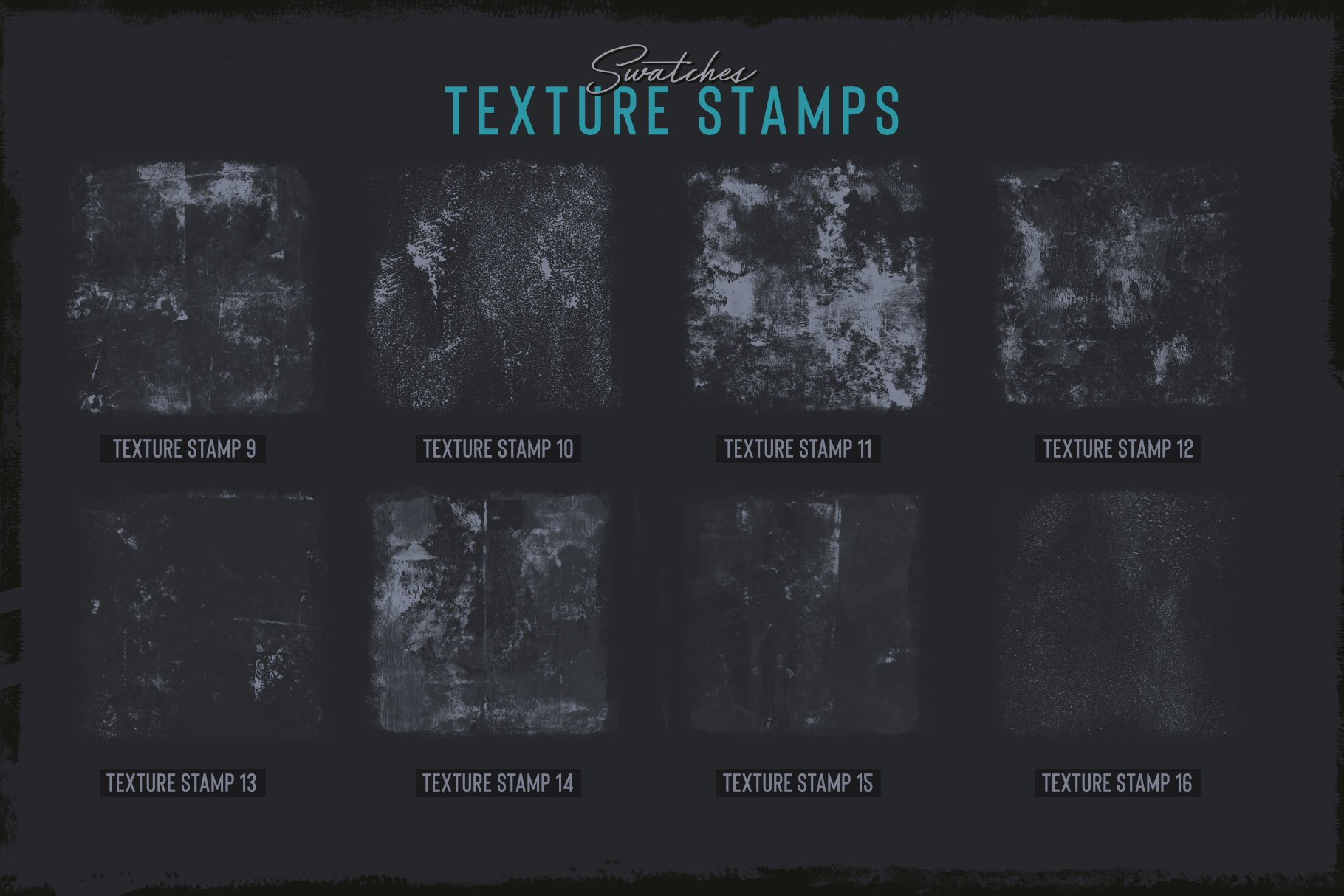 Grunge Toolbox Procreate Brushes 34个插图草图绘图艺术作品Procreate画笔 , 第6张