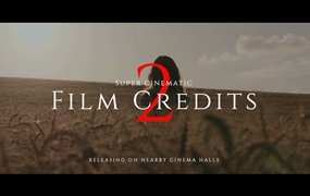 30多种经典4K电影创意标题动画设计 FCPX标题插件 Film Credits Pack V.2