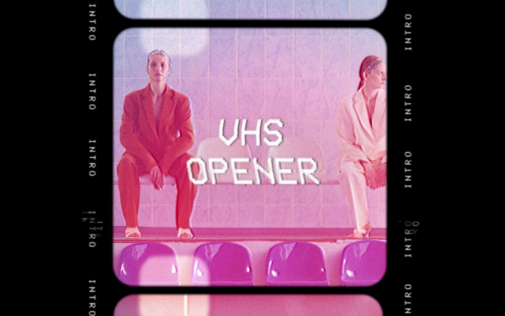 Artlist – VHS Opener 时尚复古个性时髦录像带VHS故障视频效果服装品牌调性宣传展示开场片头动画Premiere模板 , 第1张