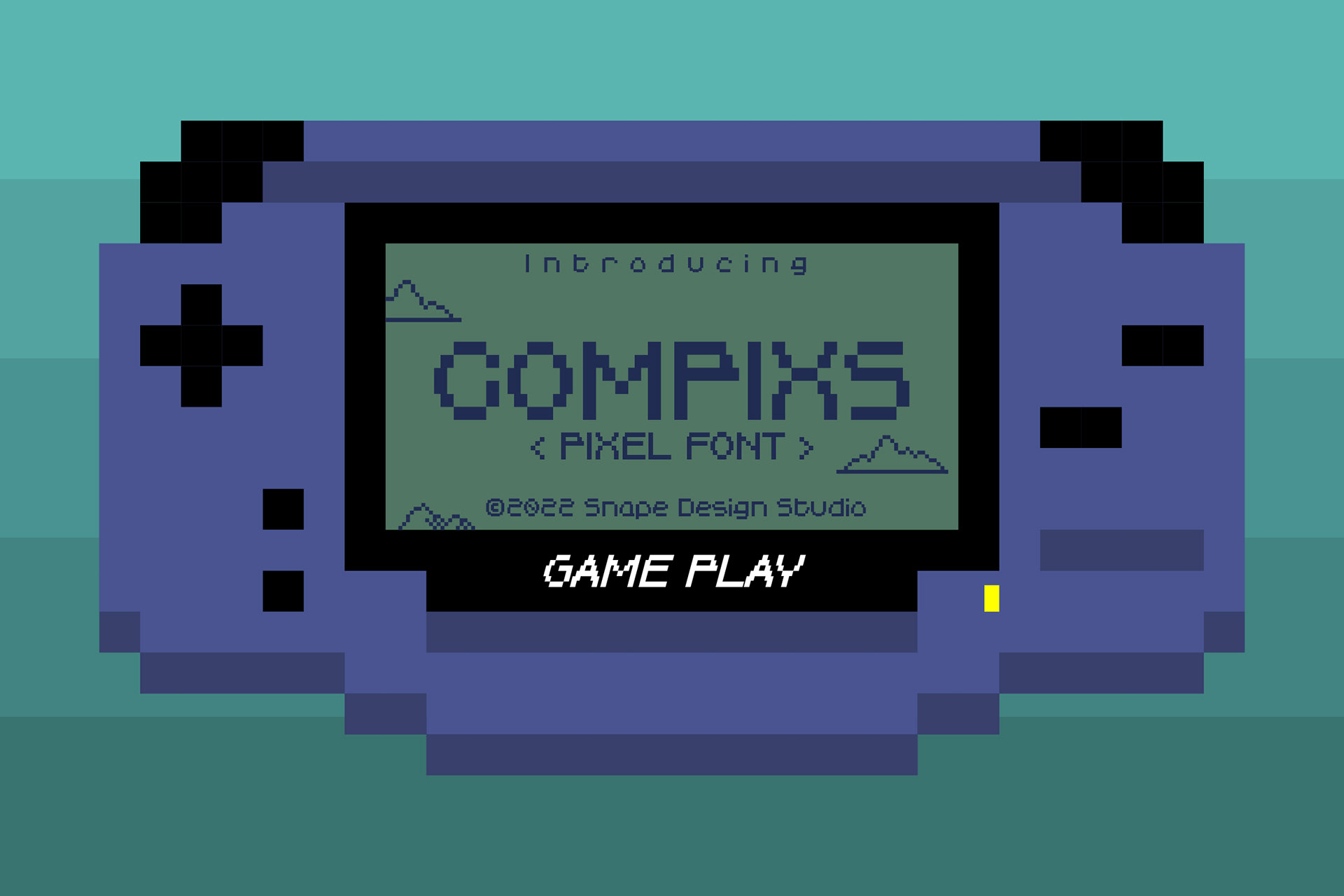 Compixs复古像素字体 , 第1张