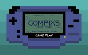 Compixs复古像素字体