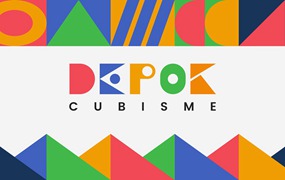 DEPOK CUBISM 几何图形英文字体，免费可商用