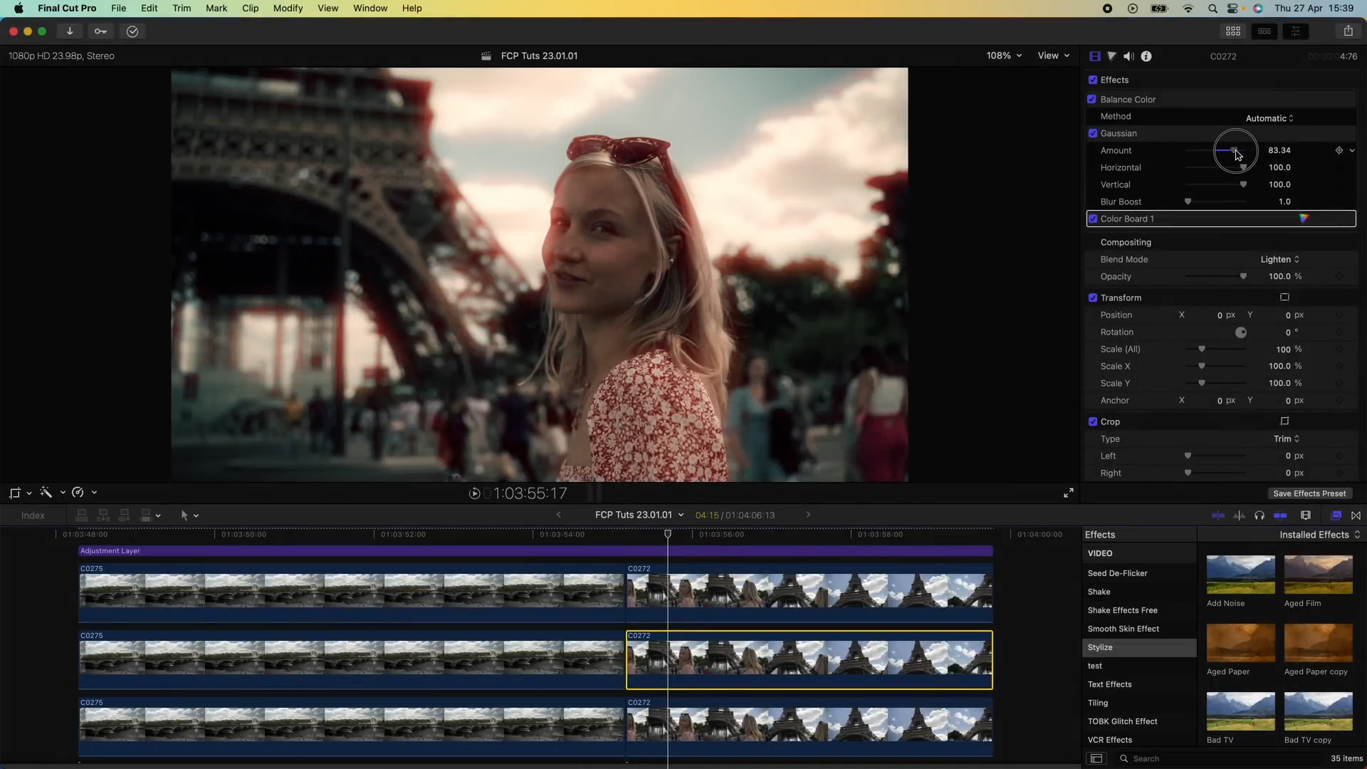 FCP胶片光晕插件 + LUT Ryan Nangle Halation Effect Plugin – Final Cut Pro 插件预设 第2张