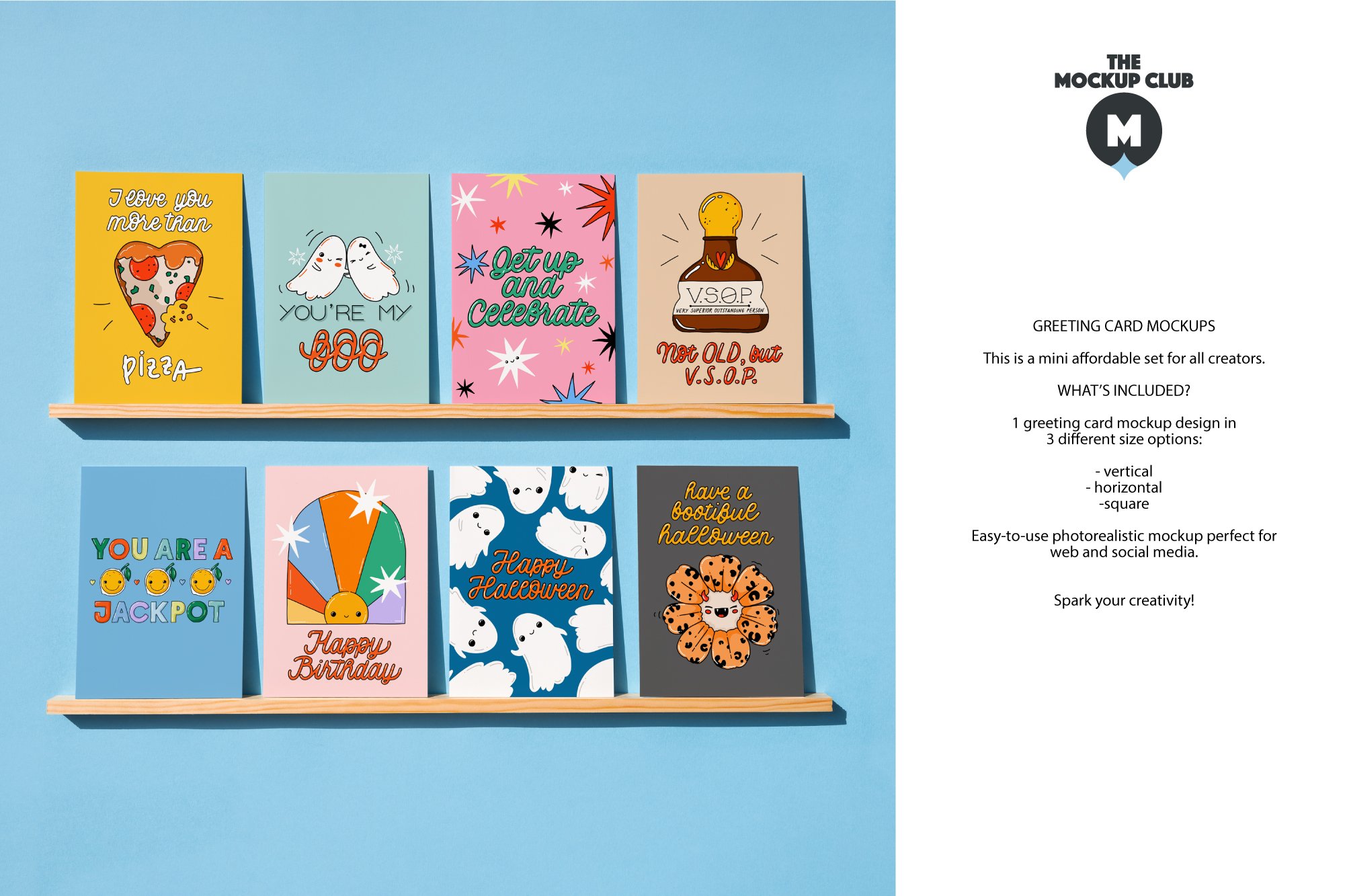 贺卡迷你样机套装 GREETING CARDS MINI MOCKUP SET , 第5张