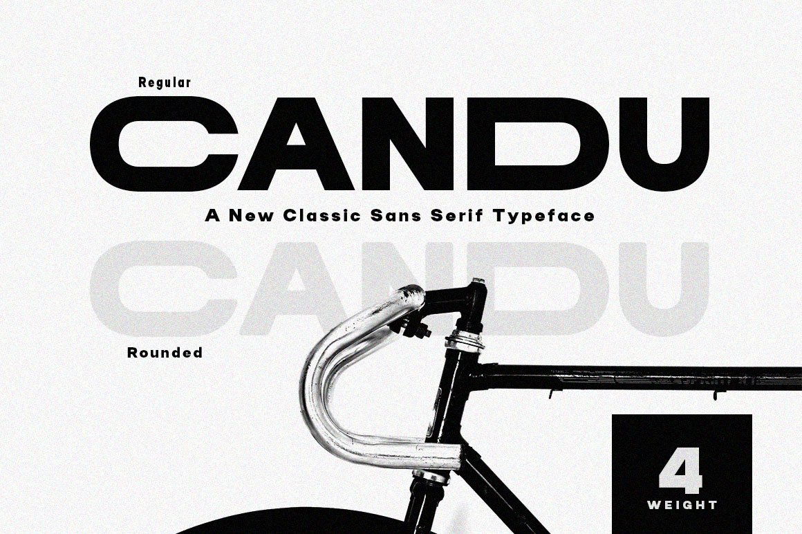 Candu Typeface 品牌、服装、海报、社交媒体、标题粗体无衬线字体 , 第1张