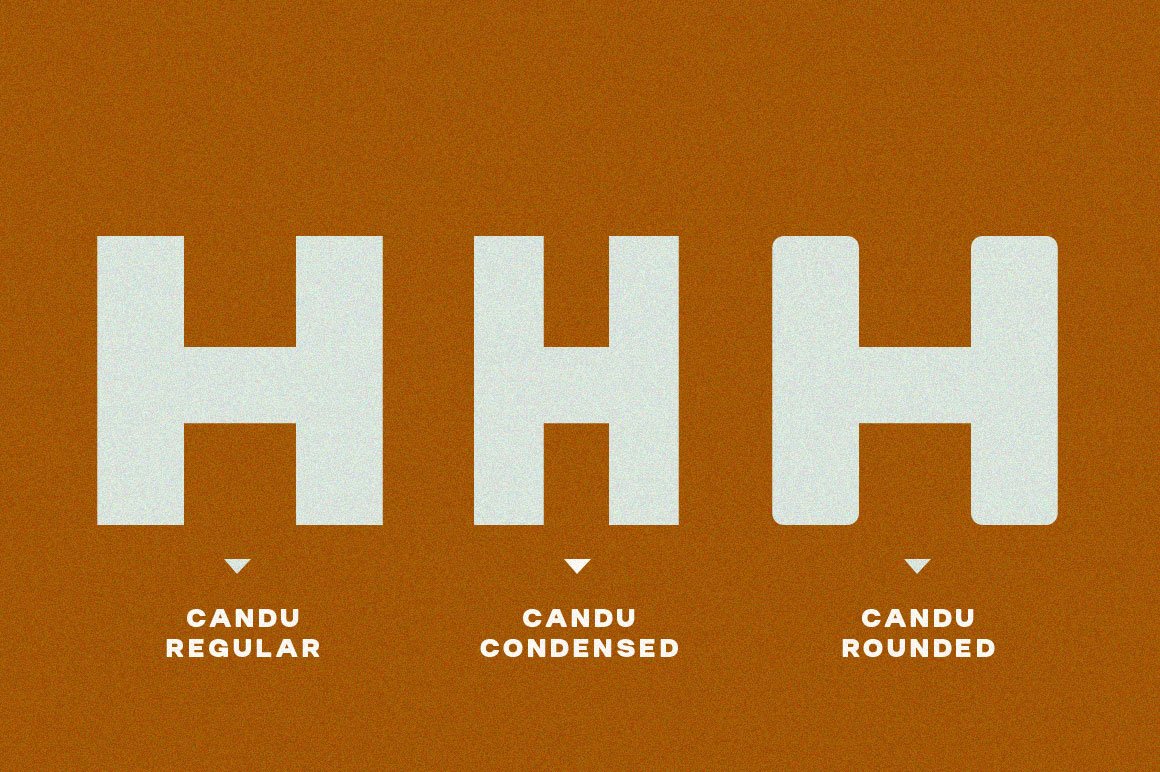 Candu Typeface 品牌、服装、海报、社交媒体、标题粗体无衬线字体 , 第5张