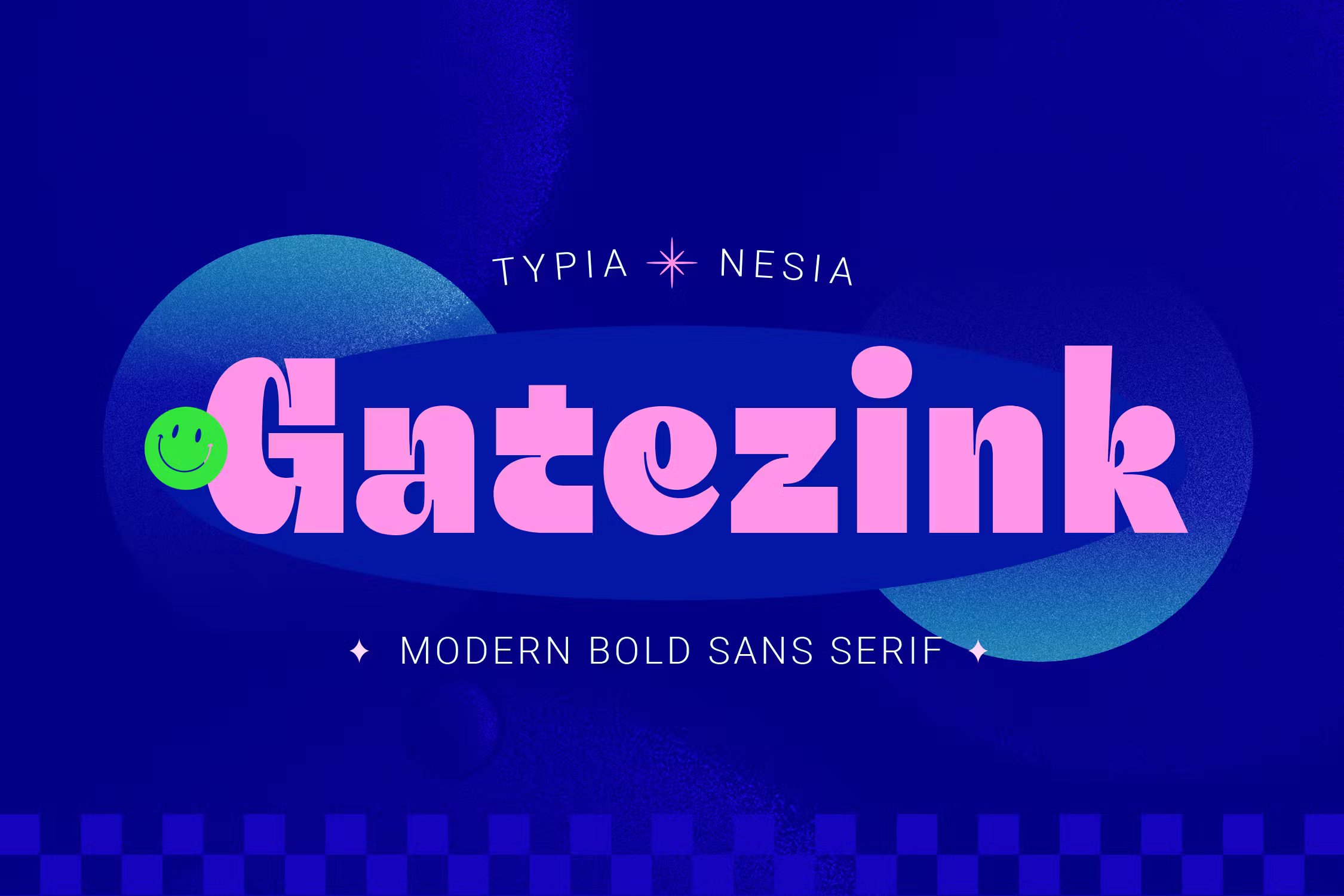 大胆俏皮乐趣复古流行无衬线粗体字体 Gatezink – Bold Playful Retro Pop Sans Serif , 第1张