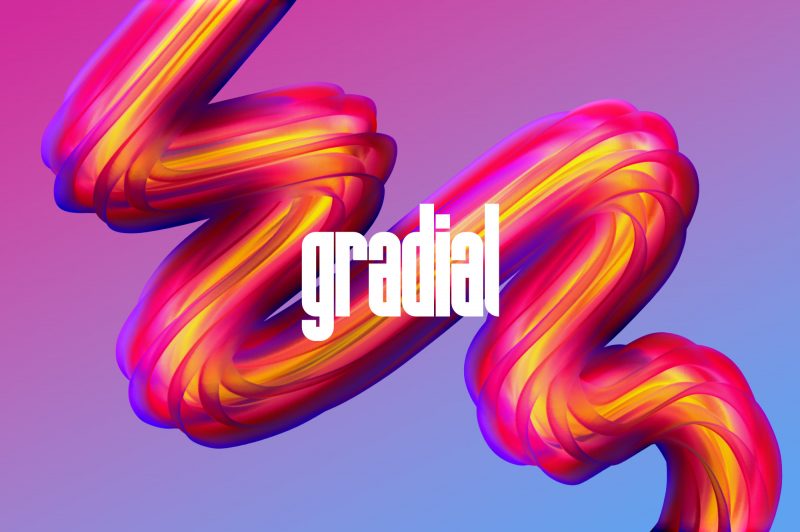 PS笔刷： Gradial 活力流体油漆涂料抽象艺术绘画不规则混合3D立体刷样式套件 笔刷资源 第5张