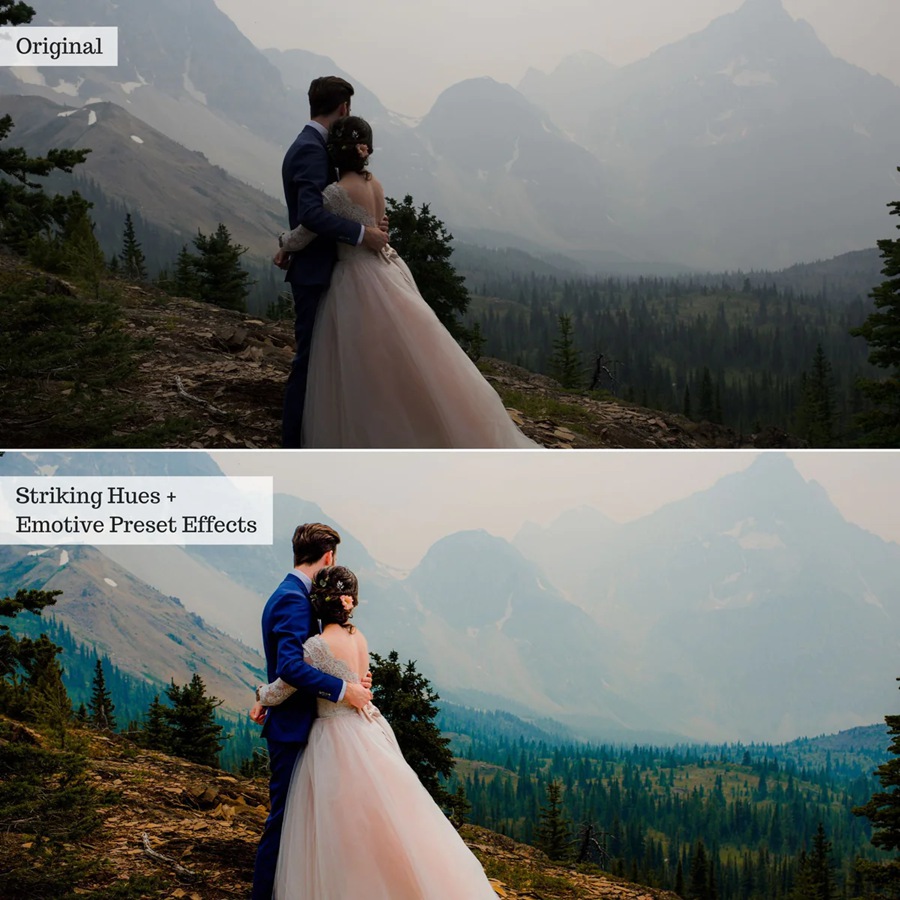 35个乡间田野农村自然风光婚礼人像摄影后期LR预设套装 Emotive Lightroom Presets & AI Powered Tools 插件预设 第2张