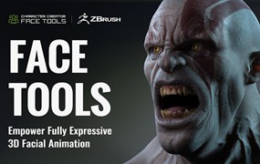 Character Creator 4 无缝创建三维脸部模型动画工具插件 ZBrush Face Tools v1.01破解版