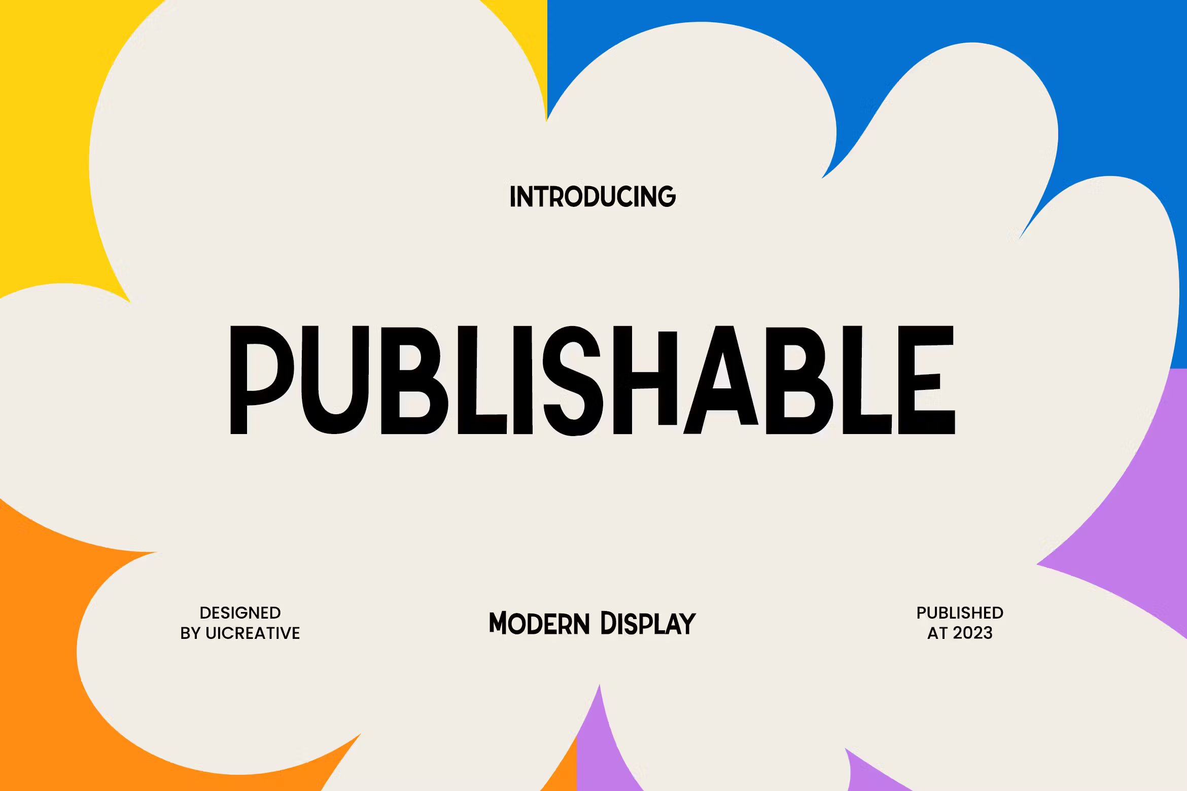 现代无衬线显示字体 Publishable Modern Sans Serif Display Font 设计素材 第1张