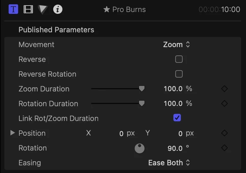 FCPX插件：相机镜头变焦屏幕缩放平移控制插件 FCB Pro Zooms Final Cut Pro , 第6张