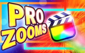 FCPX插件：相机镜头变焦屏幕缩放平移控制插件 FCB Pro Zooms Final Cut Pro