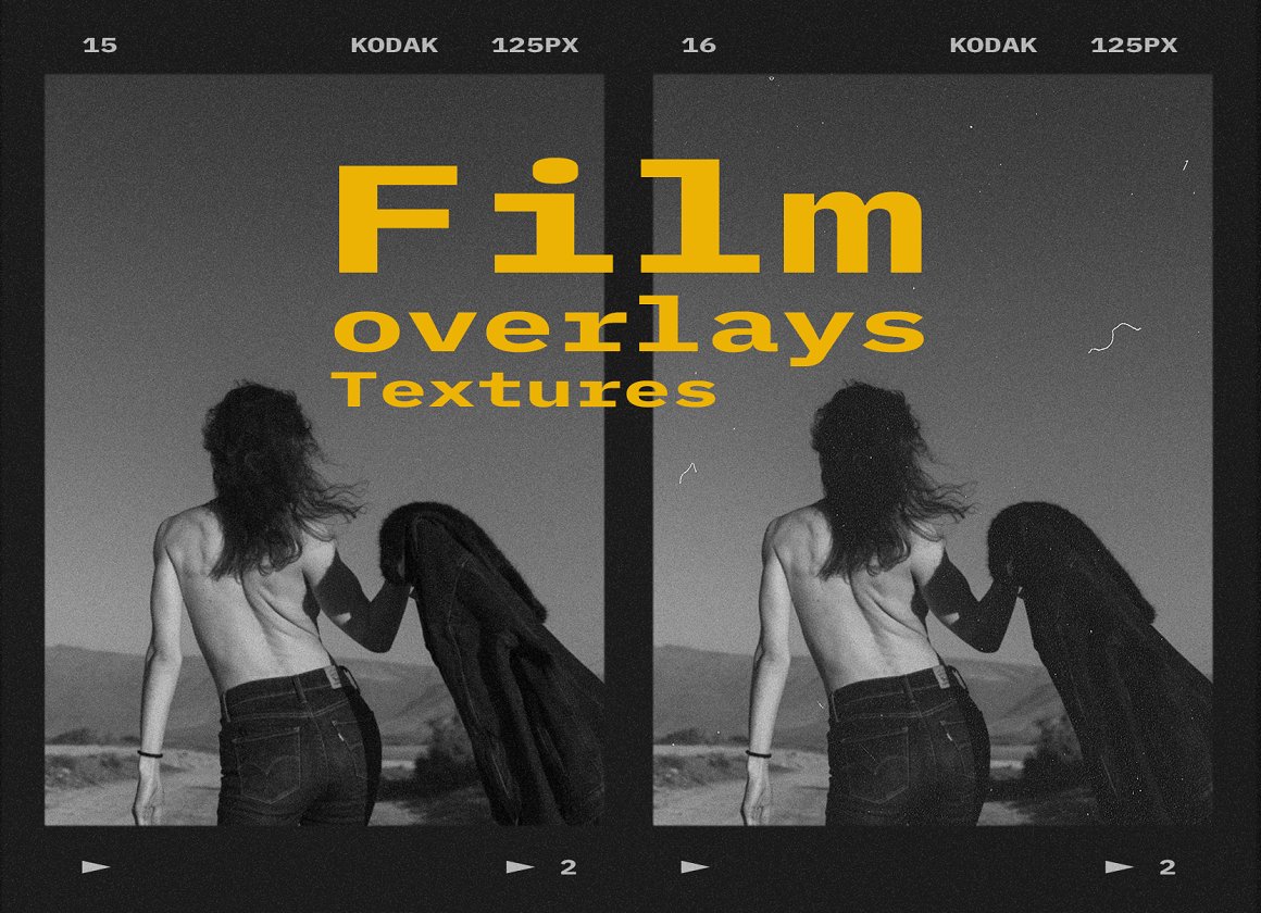 El Oasis Market 独特复古颗粒感模拟胶片外观燃烧叠加纹理JPG素材 FILM OVERLAYS TEXTURES . 第1张