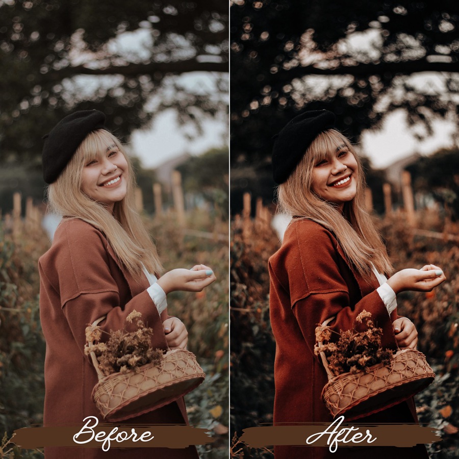 LR/PS预设-浓烈秋季气息浪漫人像Lightroom预设 Rustic Fall Lightroom Presets 插件预设 第8张