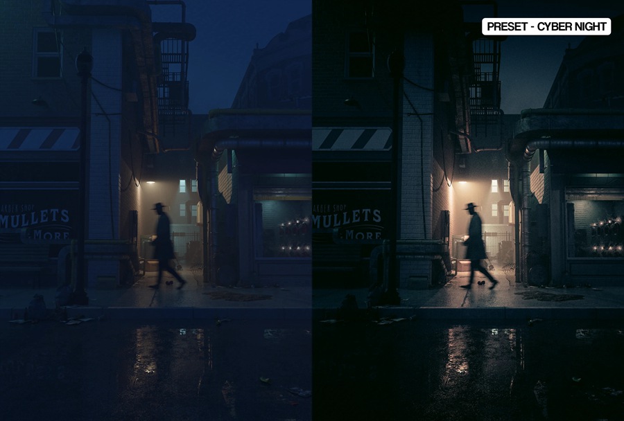 LR/PS预设-经典黑暗电影胶片Lightroom预设 Noir Collection 01 Lightroom Presets 插件预设 第3张