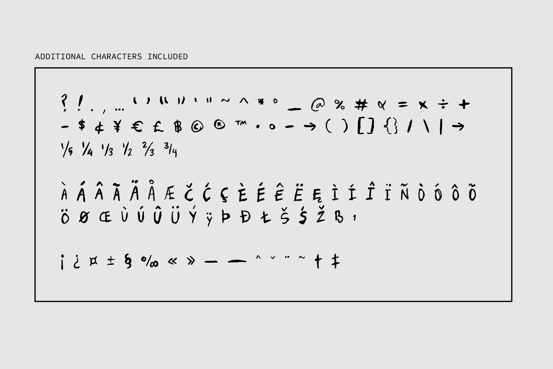 Manic英文涂鸦字体 设计素材 第8张