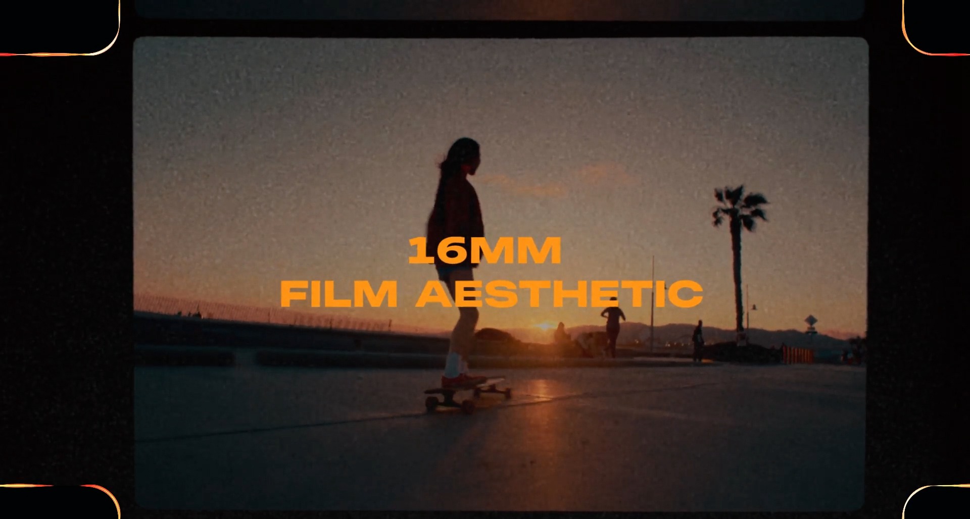 16种4K胶片美学叠加 PR Mogrt基本图形 + AE模板 16mm Film Aesthetic Overlays , 第1张