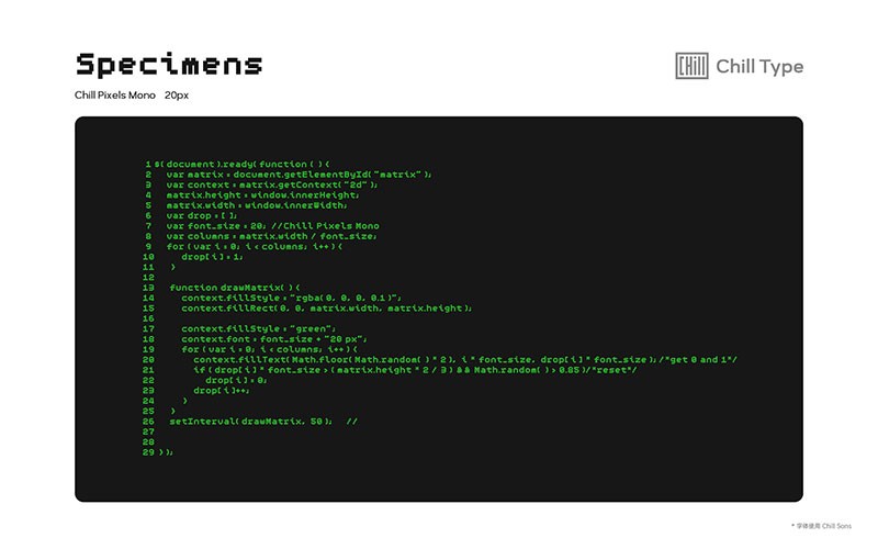 Chill Pixels 像素风英文字体，免费可商用 设计素材 第5张