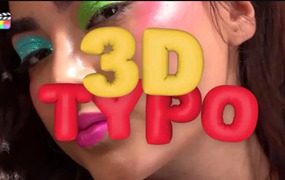 FCPX插件：趣味卡通彩色3D气球质感泡泡胖胖字母动画预设