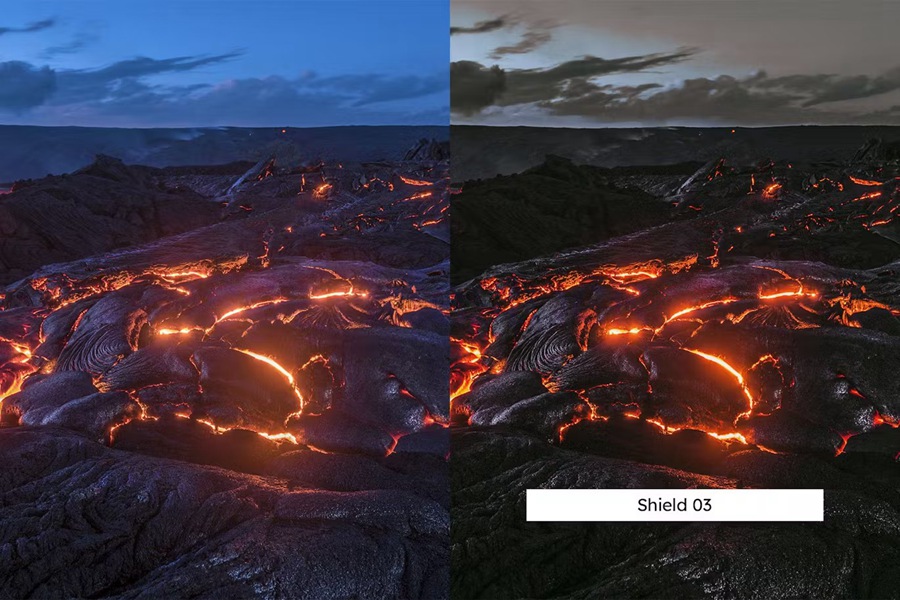 史诗熔岩火山喷发摄影后期Lightroom预设及电影调色LUT预设 20 Volcano Lightroom Presets und LUTs 插件预设 第2张