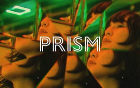 万花筒照片效果Photoshop设计模板 Prism Kaleidoscope Photo Effect