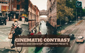 电影音乐反差色调旅拍摄影后期调色Lightroom预设 Filmmusik Contras Lightroom Presets Desktop Mobile