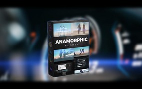 Creatorfx 高质量好莱坞电影变形光学光晕耀斑视频素材 ANAMORPHIC LIGHT FLARES