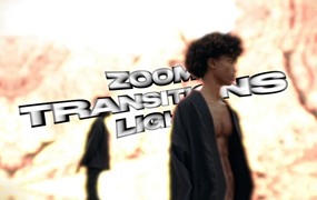 FCPX插件：12种4K发光变焦模糊缩放转场过渡 Zoom Blur Transitions