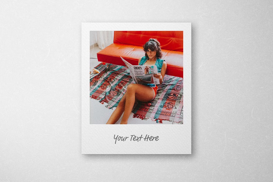 12组真实高品质宝丽来照片相框合集摄影时尚博主后期Photoshop设计模板Polaroid Frame Mockups Collection , 第15张