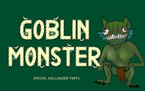 Goblin Monster怪物主题英文字体