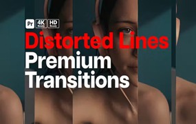 PR模板-高级过渡扭曲镜子径向镜头擦除特效转场 Premium Transitions Distorted Mirror for Premiere Pro