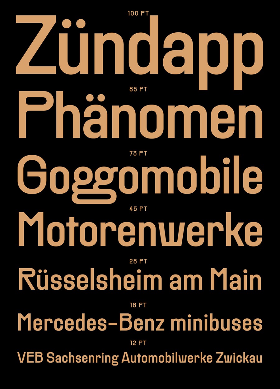 10款现代极简工业怪诞表现力标牌导视西文排版印刷无衬线字体家族Räder by Pangram Pangram , 第8张
