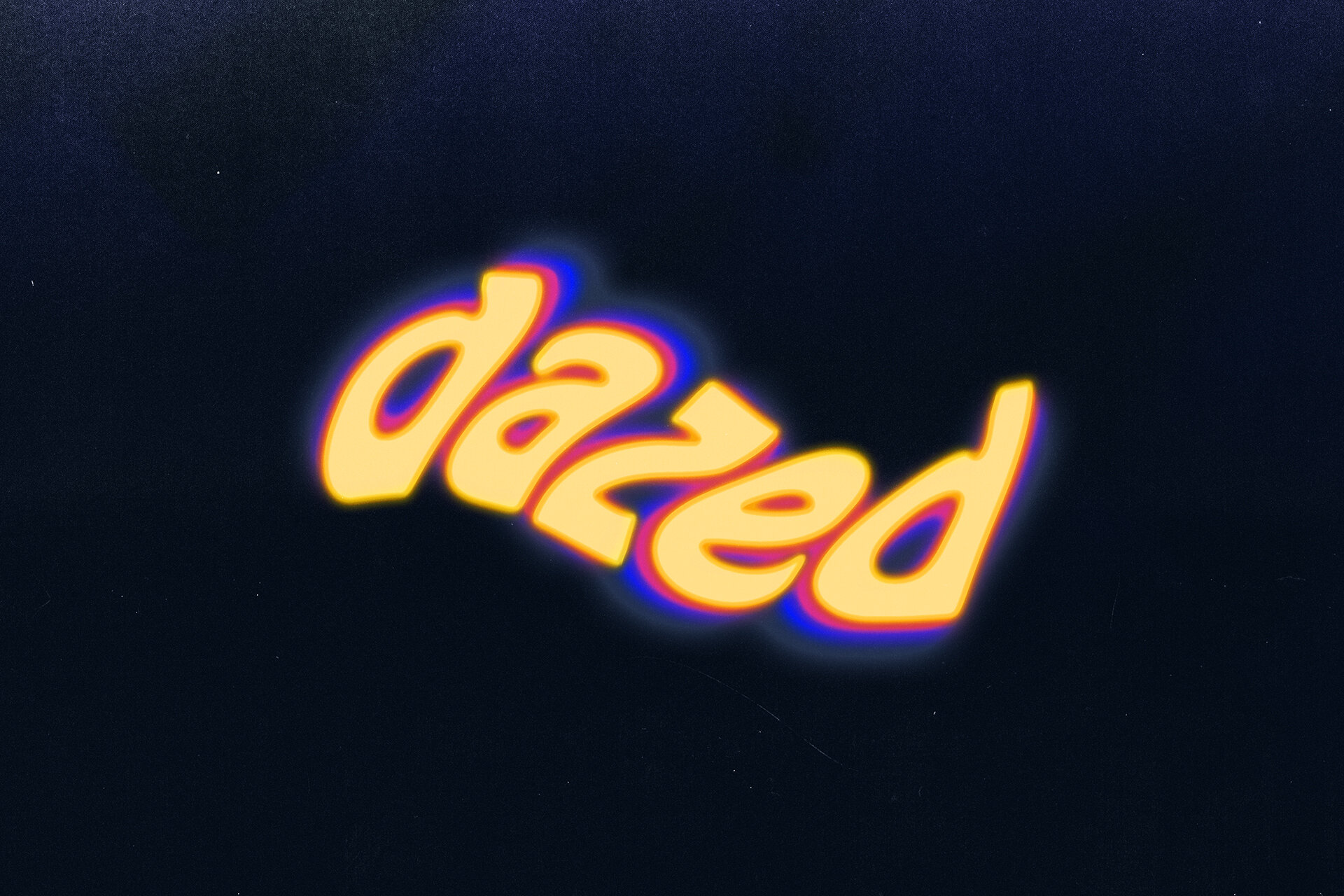 复古迷幻渐变抽象文本扭曲故障logo徽标标题特效PSD样机Dazed Distortion Text Effect , 第3张