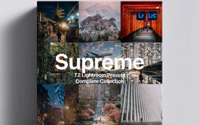 35个风格化复古怀旧现代美学风光人像摄影后期LR预设合集 Supreme - TZ Lightroom Presets Complete Collection