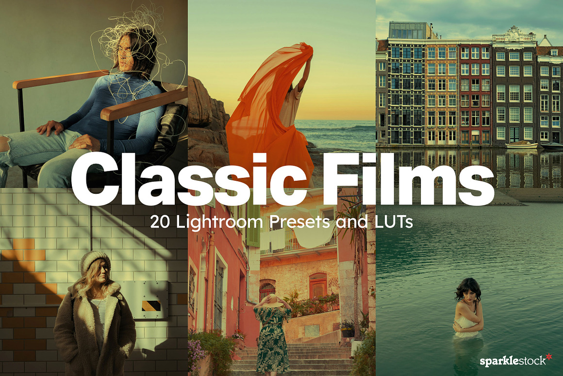 20组电影美学富士胶片模拟调色Lightroom&Lut预设 20 Classic Films Lightroom Presets , 第1张