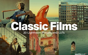 20组电影美学富士胶片模拟调色Lightroom&Lut预设 20 Classic Films Lightroom Presets